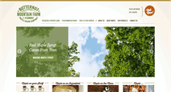 Desktop Screenshot of butternutmountainfarm.com